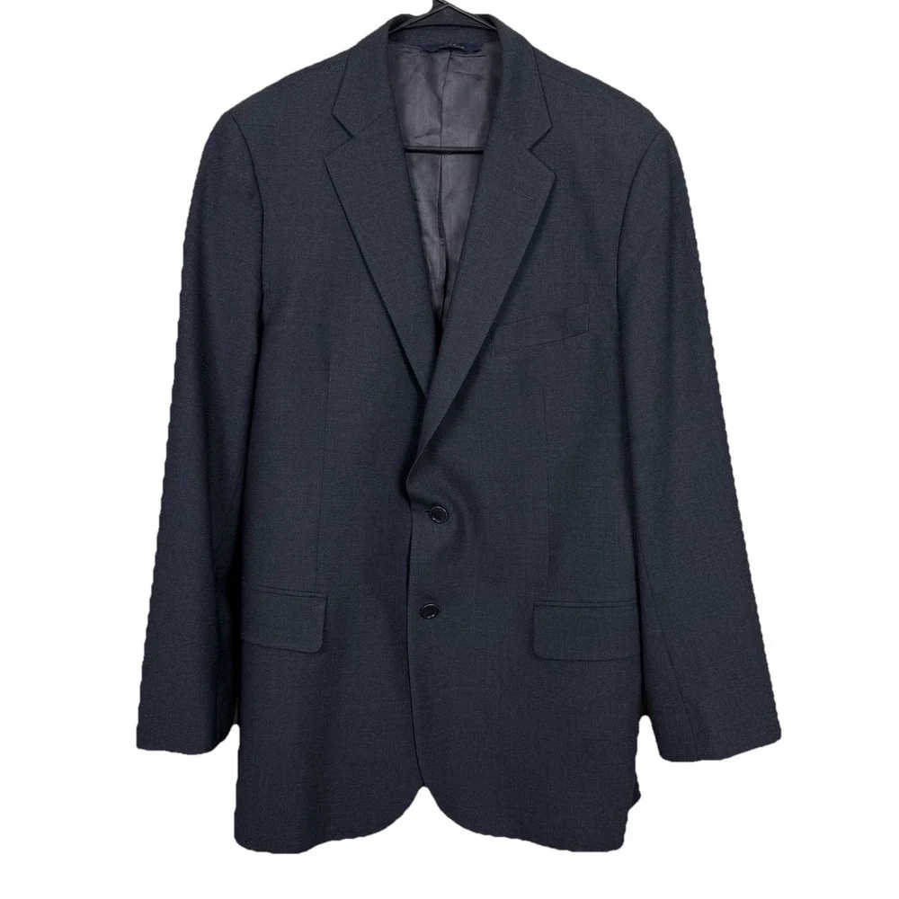 Brooks Brothers 346 Suit Mens 37R Gray Wool‎ Stretch 2 Pcs Jacket 36x29 Pants